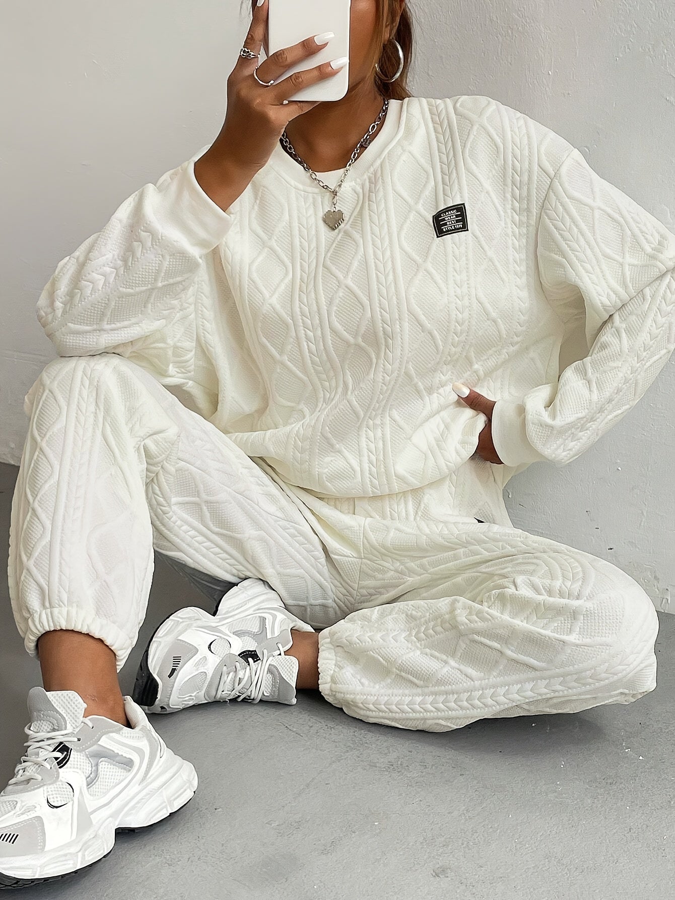 EVE | KNIT CABLE LOUNGE SET