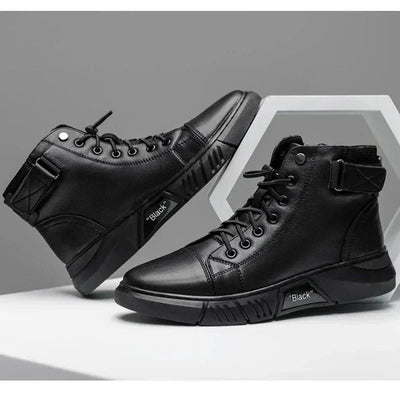 BURITI | BLACK HIGH-TOP BOOTS