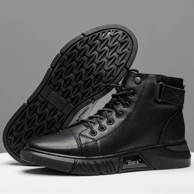 BURITI | BLACK HIGH-TOP BOOTS