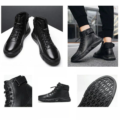 BURITI | BLACK HIGH-TOP BOOTS