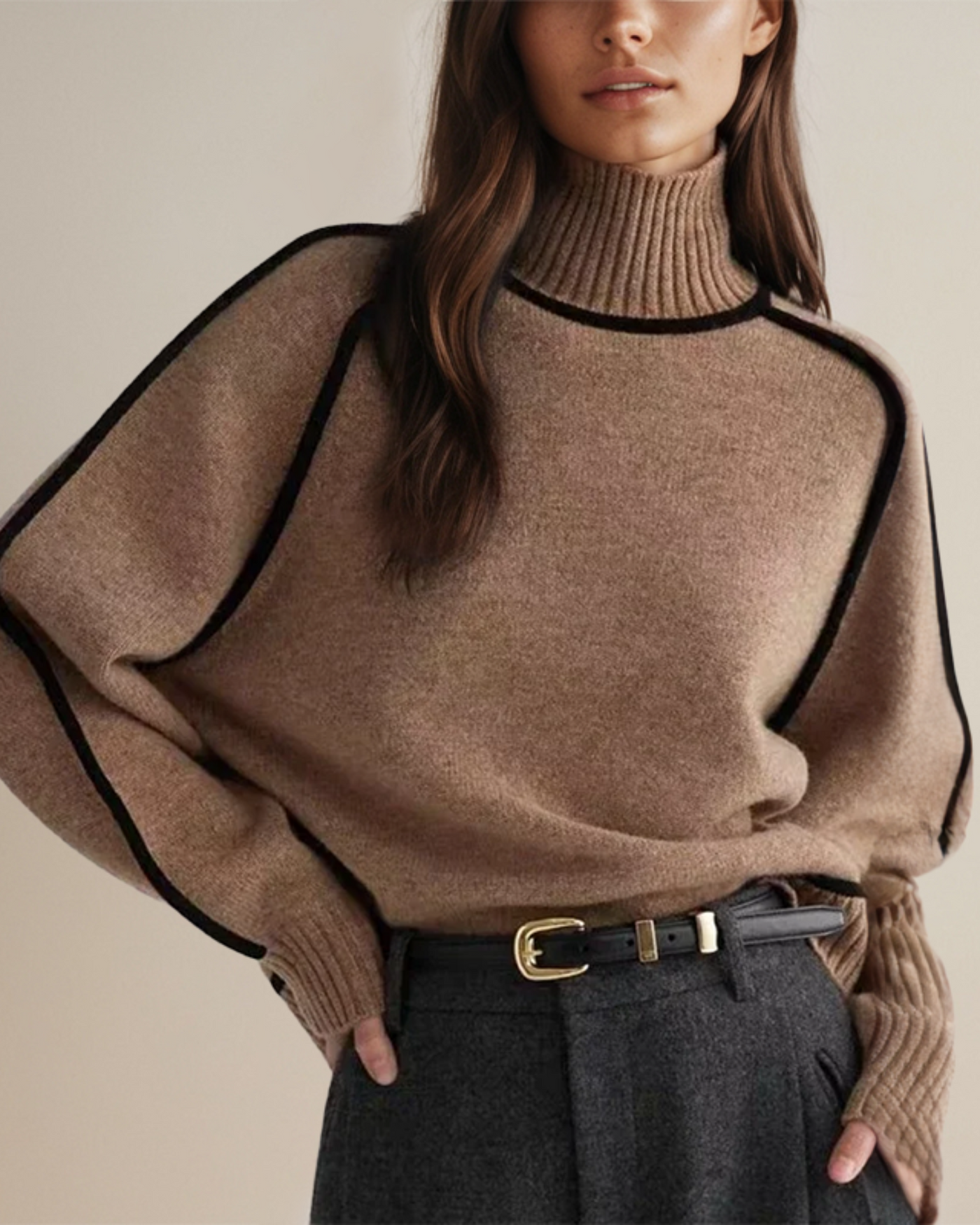 MADISON | ELEGANT TURTLENECK SWEATER