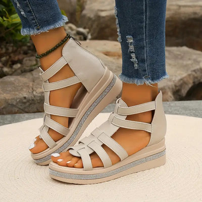 AURORA | CHIC WEDGE SANDALS