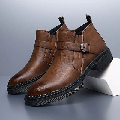 APILA | ELEGANT BUCKLE CHELSEA BOOTS