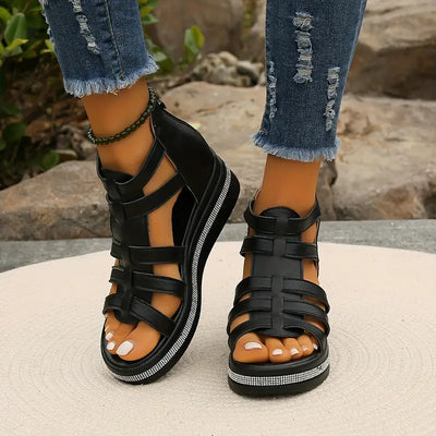 AURORA | CHIC WEDGE SANDALS