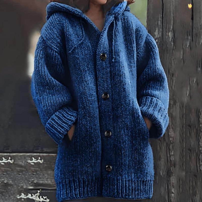 ESMERAY | COZY KNIT HOODIE