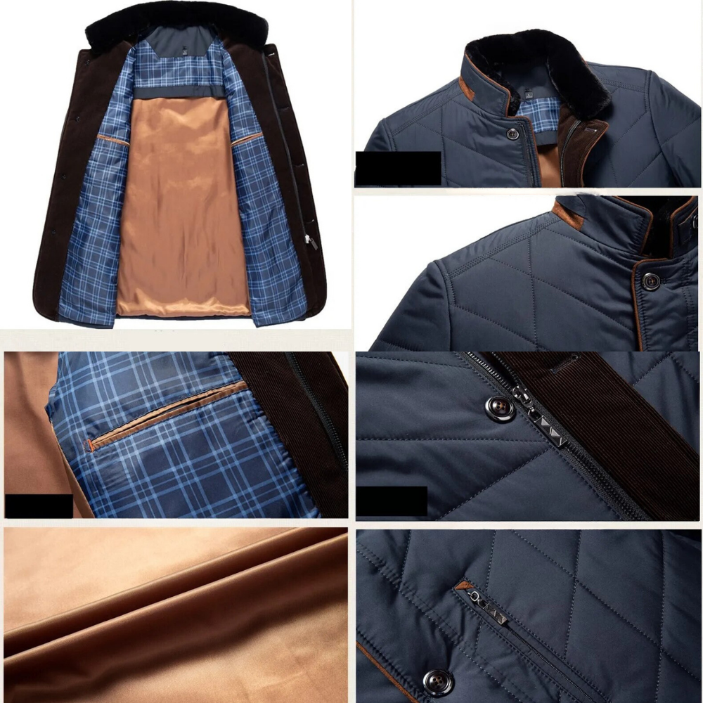 ELADIO | QUILTED FLEECE-LINED JACKET