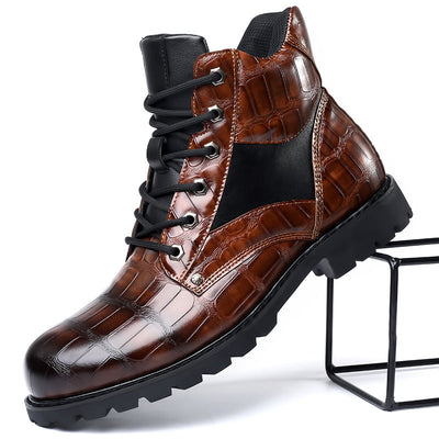 DOMINIC | CROCODILE LEATHER BOOTS