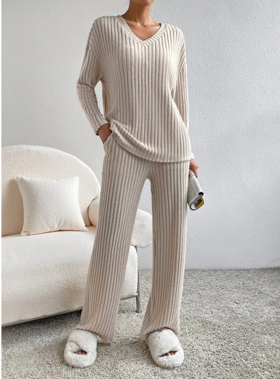 ELIZA | TEXTURED KNIT LOUNGE SET