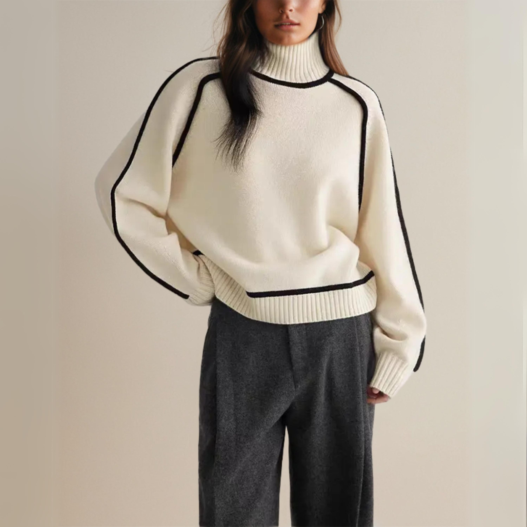 MADISON | ELEGANT TURTLENECK SWEATER