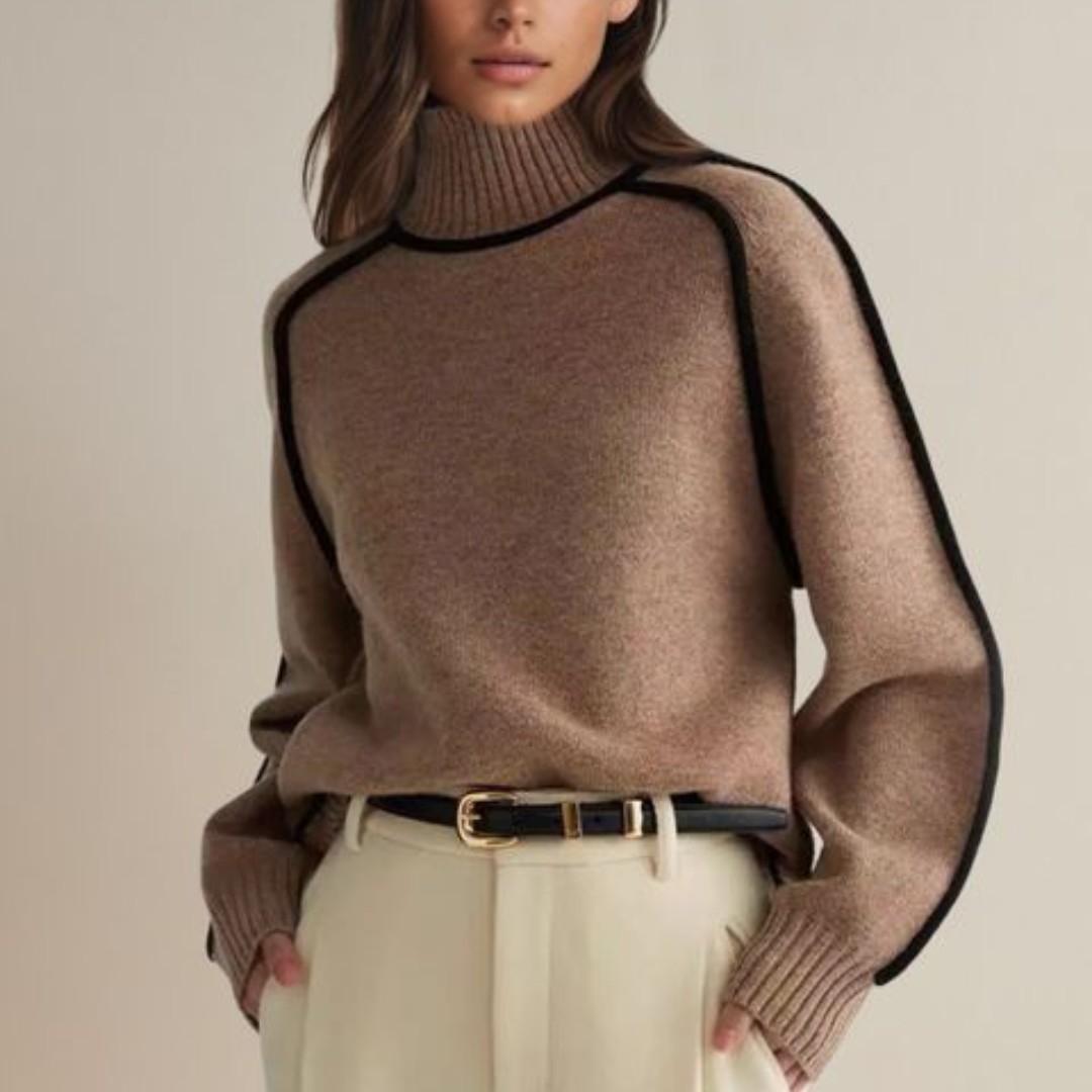 MADISON | ELEGANT TURTLENECK SWEATER