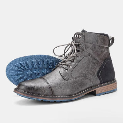 KAY | LEATHER MILITARY-INSPIRED BOOTS