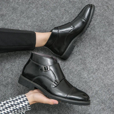 LOÉRA | LUXURY DOUBLE MONK STRAP BOOTS