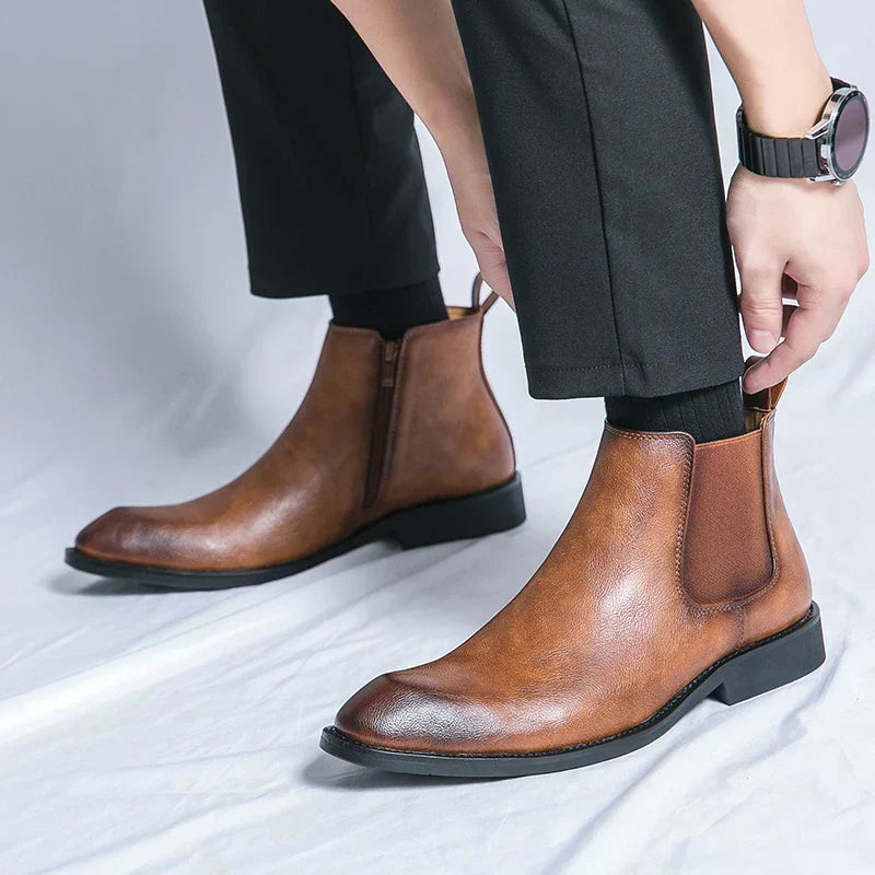 ZIARO | CLASSIC ZIPPER CHELSEA BOOTS