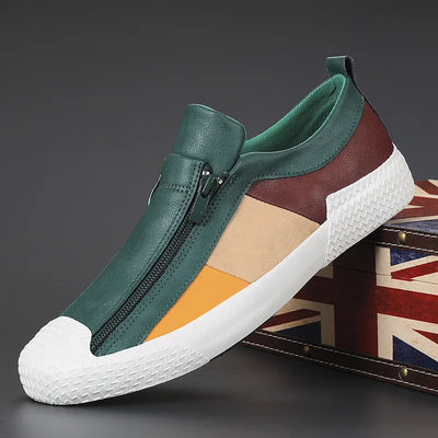 VIRELIO | MODERN ZIP-UP SNEAKERS WITH A VIBRANT EDGE