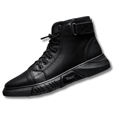 BURITI | BLACK HIGH-TOP BOOTS