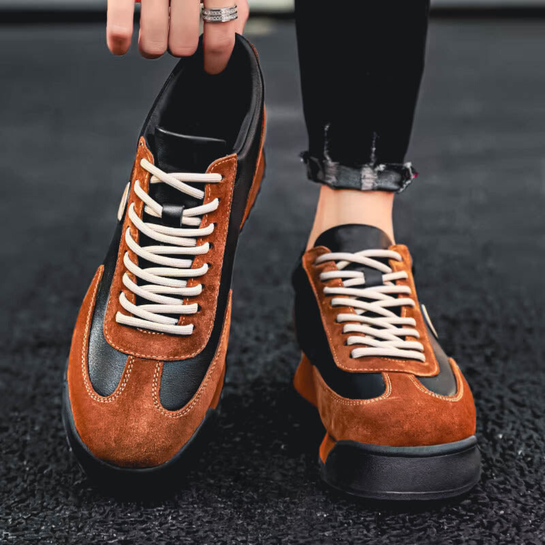 YUCUMO | STYLISH SUEDE & LEATHER SNEAKERS