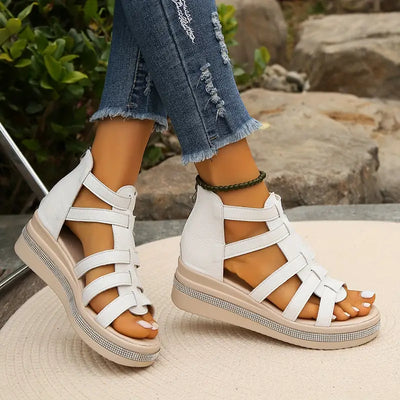 AURORA | CHIC WEDGE SANDALS