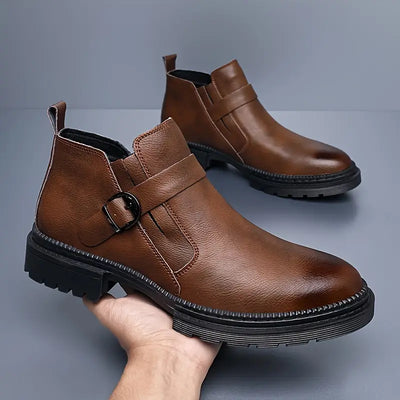 APILA | ELEGANT BUCKLE CHELSEA BOOTS