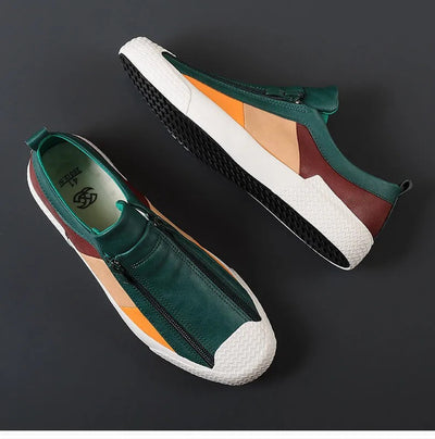 VIRELIO | MODERN ZIP-UP SNEAKERS WITH A VIBRANT EDGE