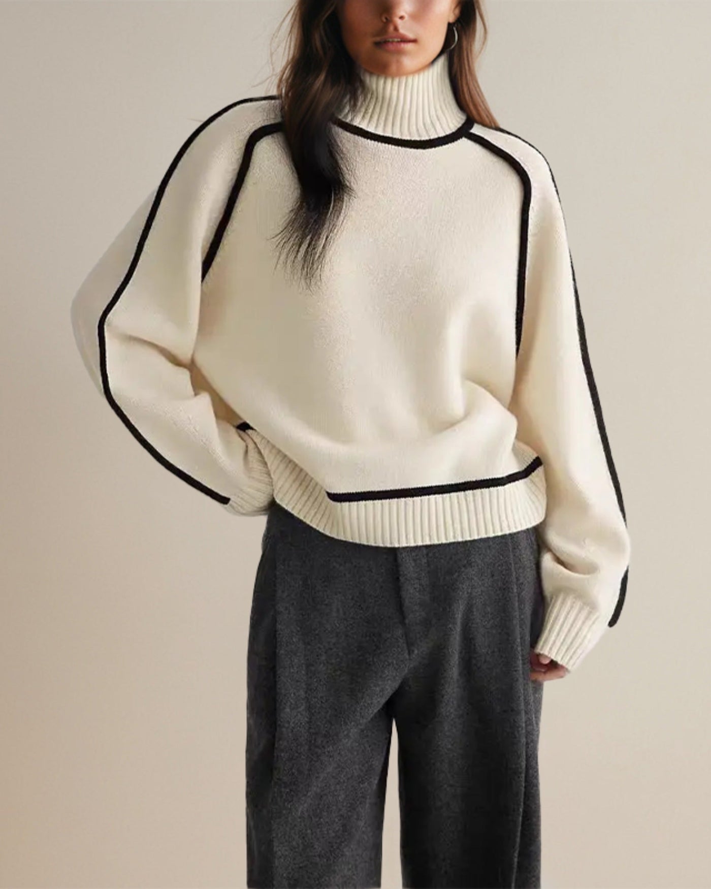 MADISON | ELEGANT TURTLENECK SWEATER