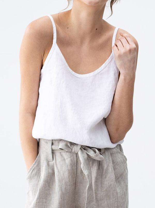 ELEONORA | RELAXED SPAGHETTI STRAP TOP