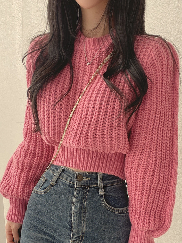 ZEPHYRIA | RIBBED KNIT SWEATER