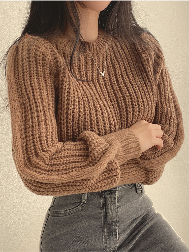 ZEPHYRIA | RIBBED KNIT SWEATER