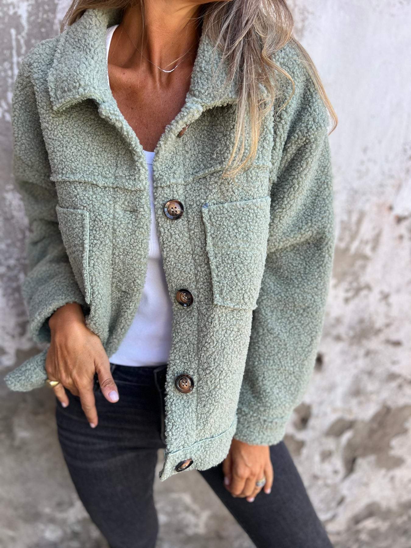 LENORA | COZY BUTTON-UP JACKET