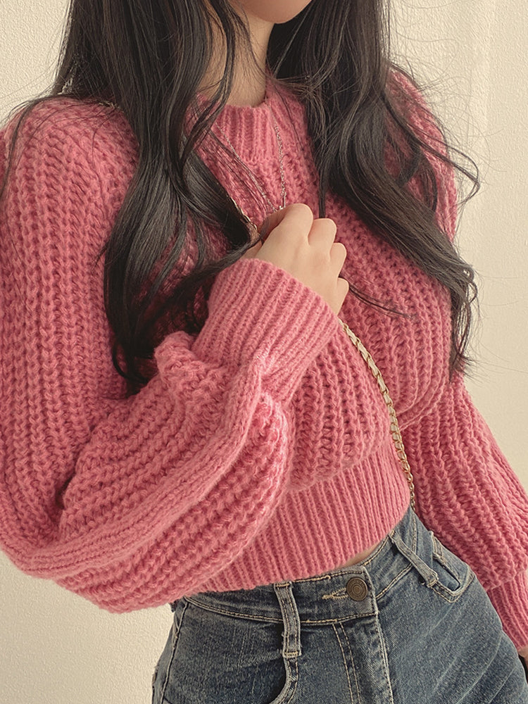 ZEPHYRIA | RIBBED KNIT SWEATER