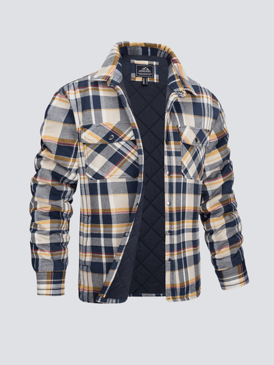 MAC | STRIPED FLANNEL JACKET