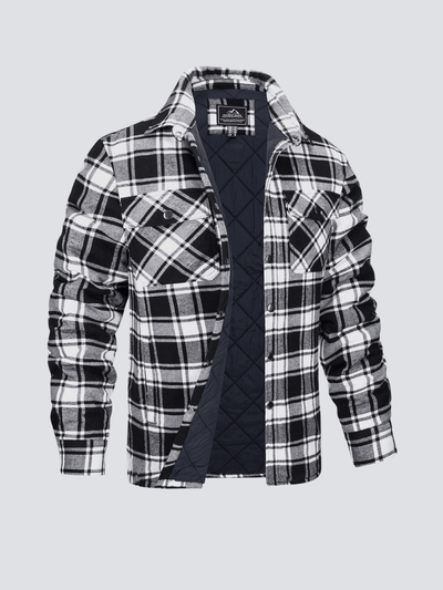 MAC | STRIPED FLANNEL JACKET