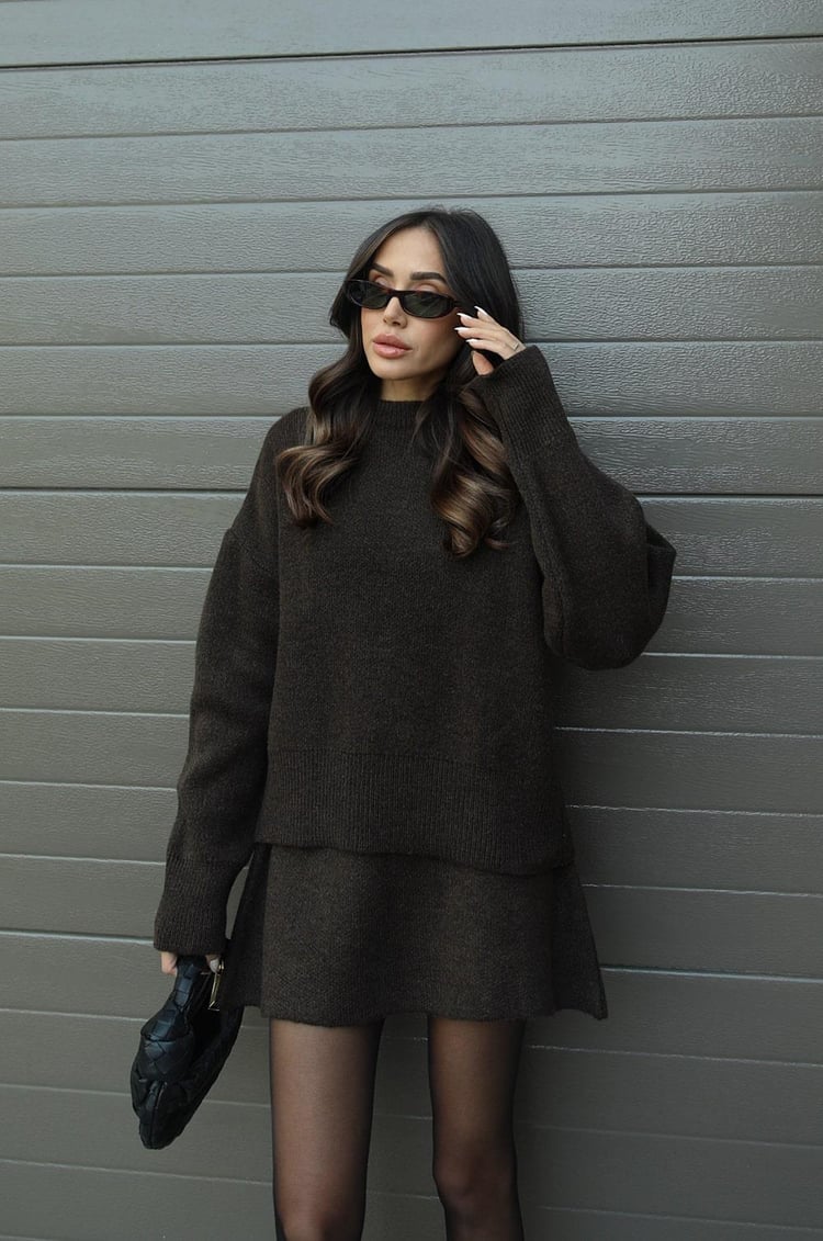 SAGE | CHIC SWEATER SKIRT SET