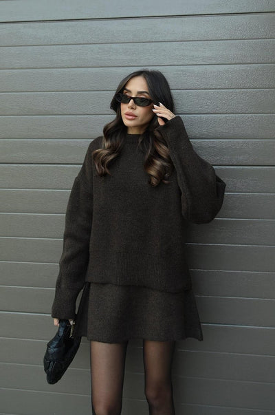 SAGE | CHIC SWEATER SKIRT SET