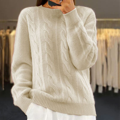 SOLARA | CABLE KNIT SWEATER