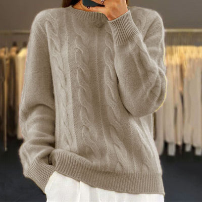 SOLARA | CABLE KNIT SWEATER