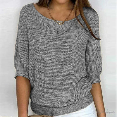 JUNEAU | RELAXED ELEGANT KNIT SWEATER