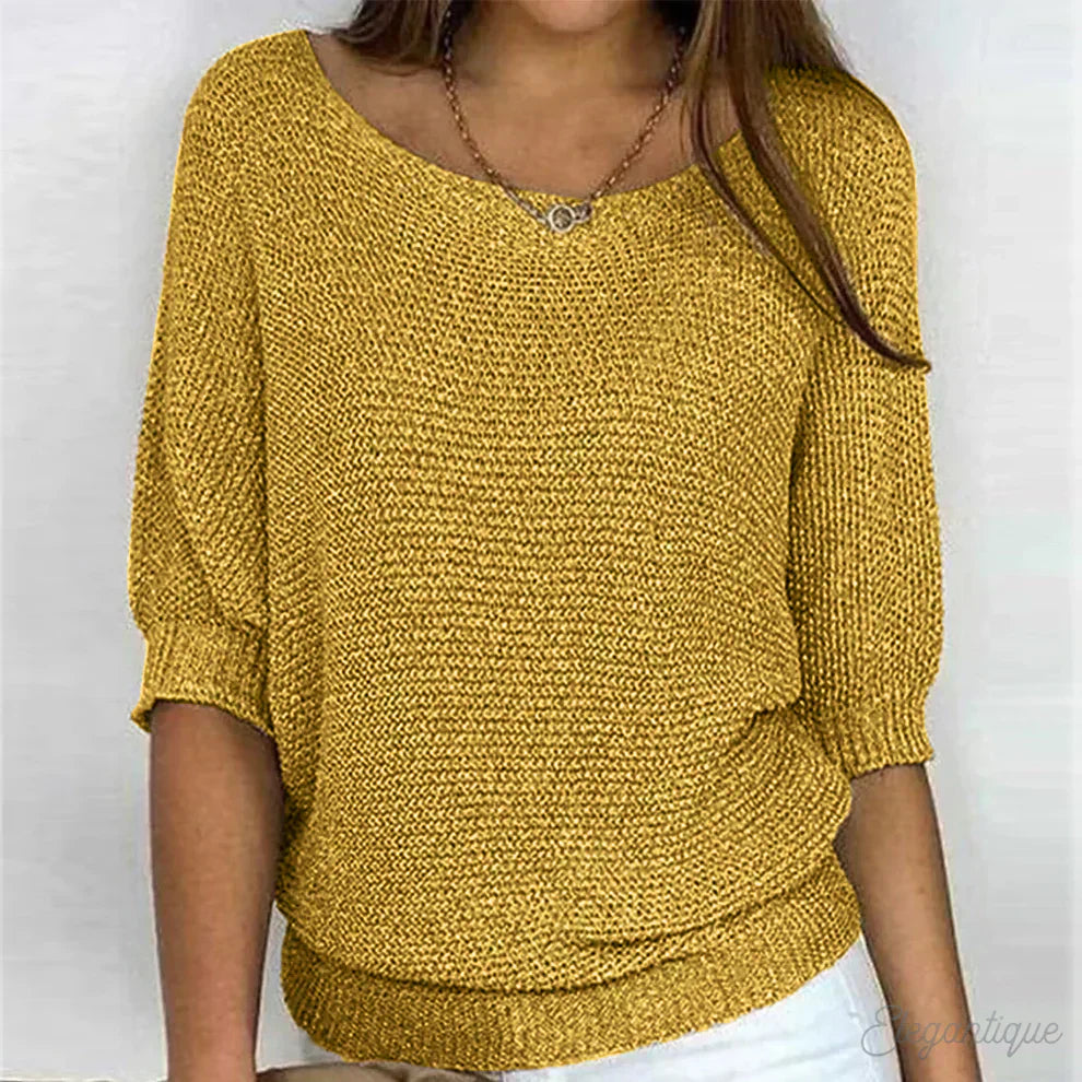 JUNEAU | RELAXED ELEGANT KNIT SWEATER