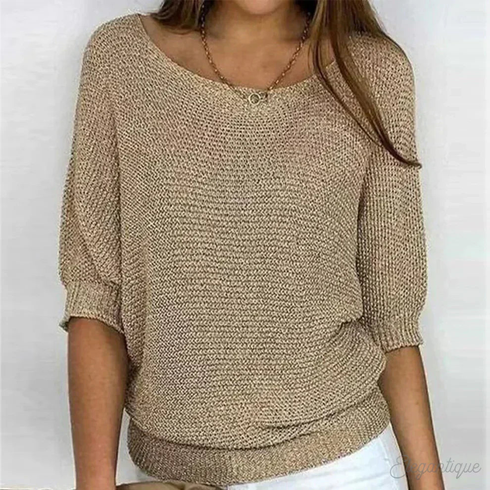 JUNEAU | RELAXED ELEGANT KNIT SWEATER