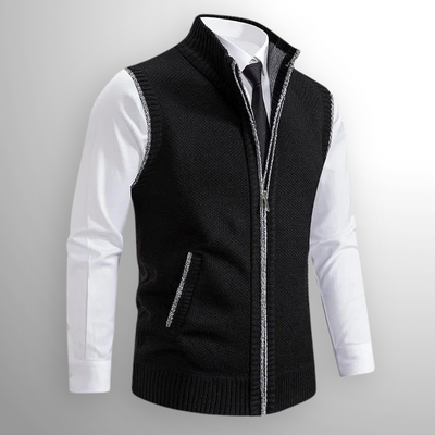 VALENTIN | KNIT ZIP VEST