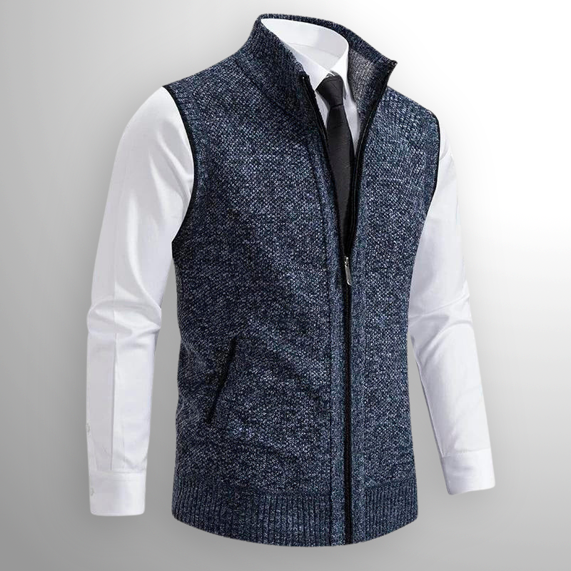 VALENTIN | KNIT ZIP VEST