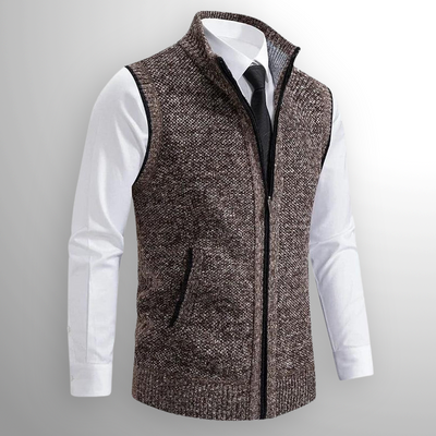 VALENTIN | KNIT ZIP VEST