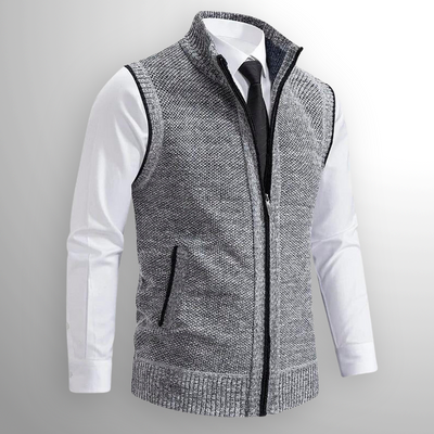 VALENTIN | KNIT ZIP VEST