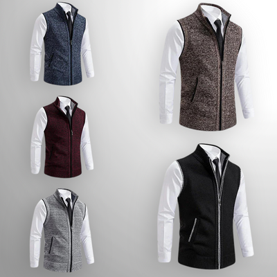 VALENTIN | KNIT ZIP VEST